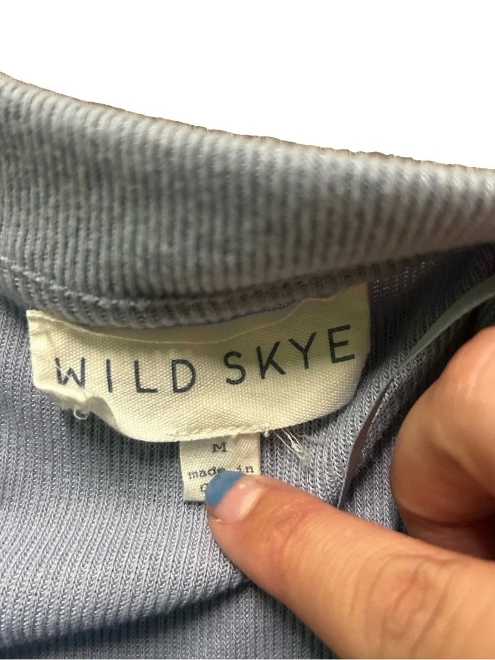 Women’s Wild Skye Matching Lounge Set Blue Purple Bow Size Medium